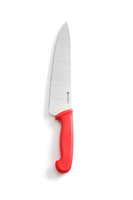 Nóż kucharski HACCP, 240 mm, czerwony | HENDI, 842720