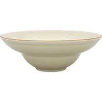 Talerz głęboki do pasty Kaszub z porcelany Ø260 mm, kremowy | LUBIANA, Art