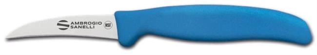 Nóż do warzyw zakrzywiony 190 mm, niebieski | AMBROGIO SANELLI, Supra Colore
