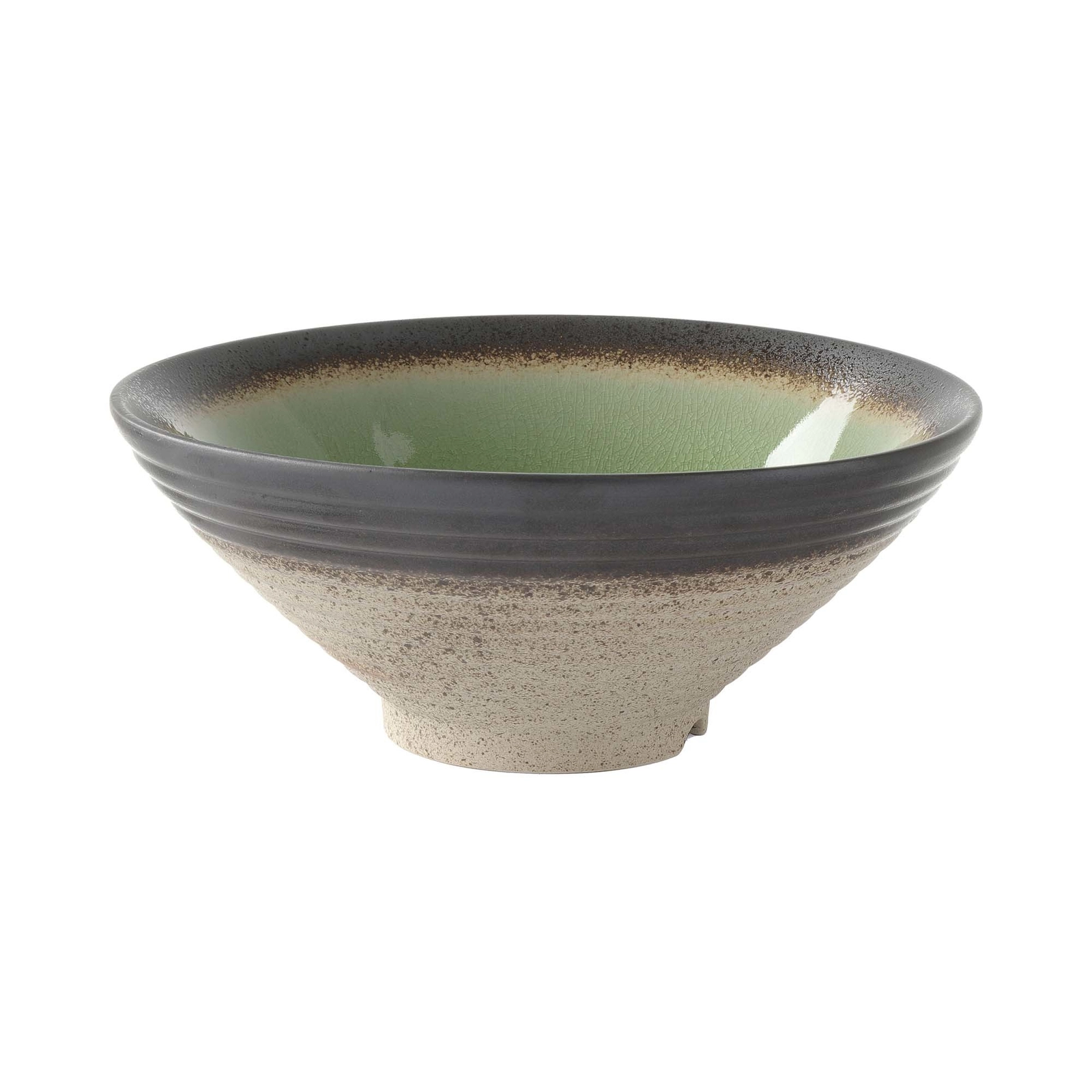 Miska stożkowa, Ø225 mm, 1500 ml, zielona | FINE DINE, Beryl