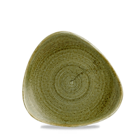 Talerz trójkątny, Ø229 mm | CHURCHILL, Stonecast Plume Green