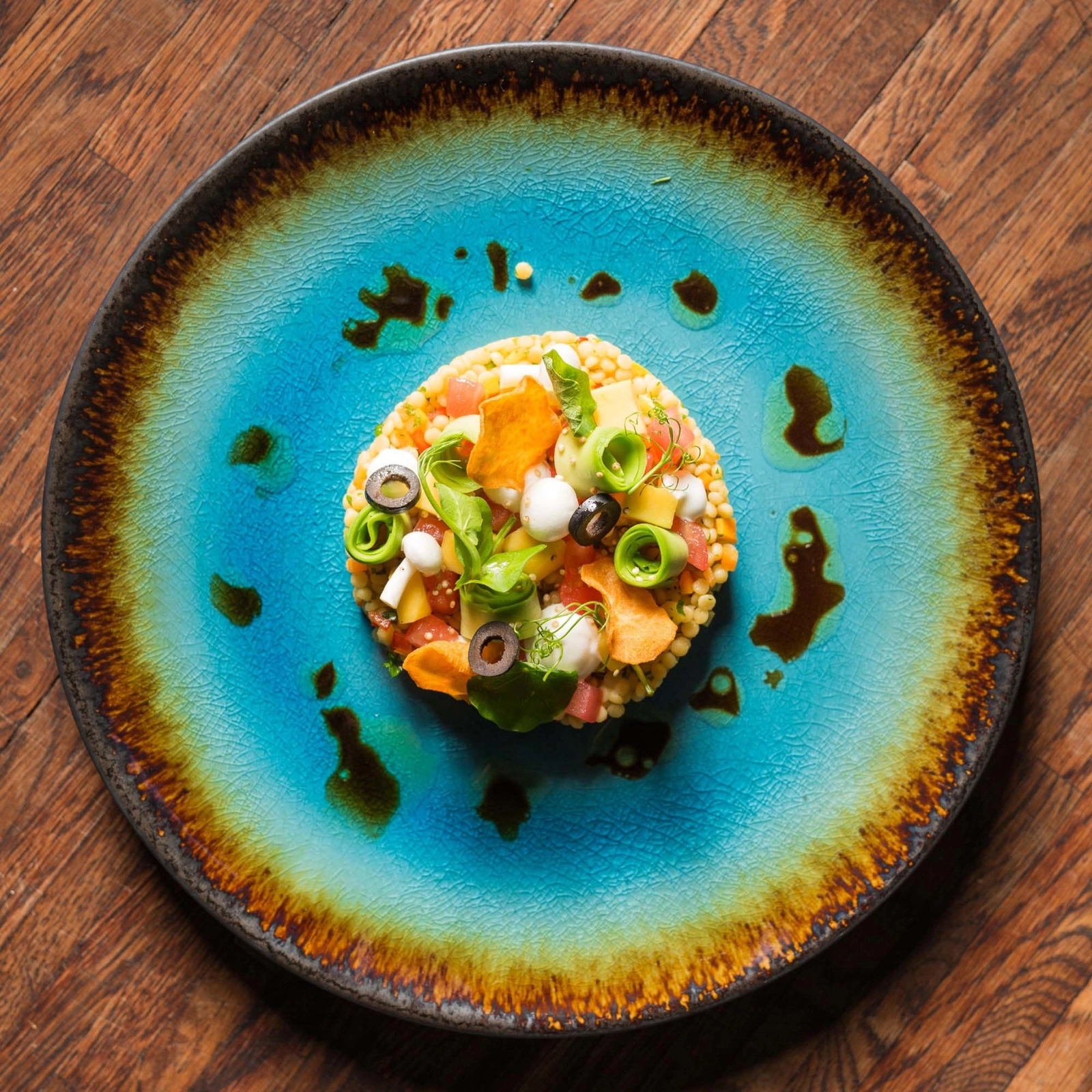 Talerz płytki, Ø207 mm, niebieski | FINE DINE, Lazur