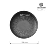 Miska płytka, Ø200 mm, 1200 ml, biała | FINE DINE, Crust