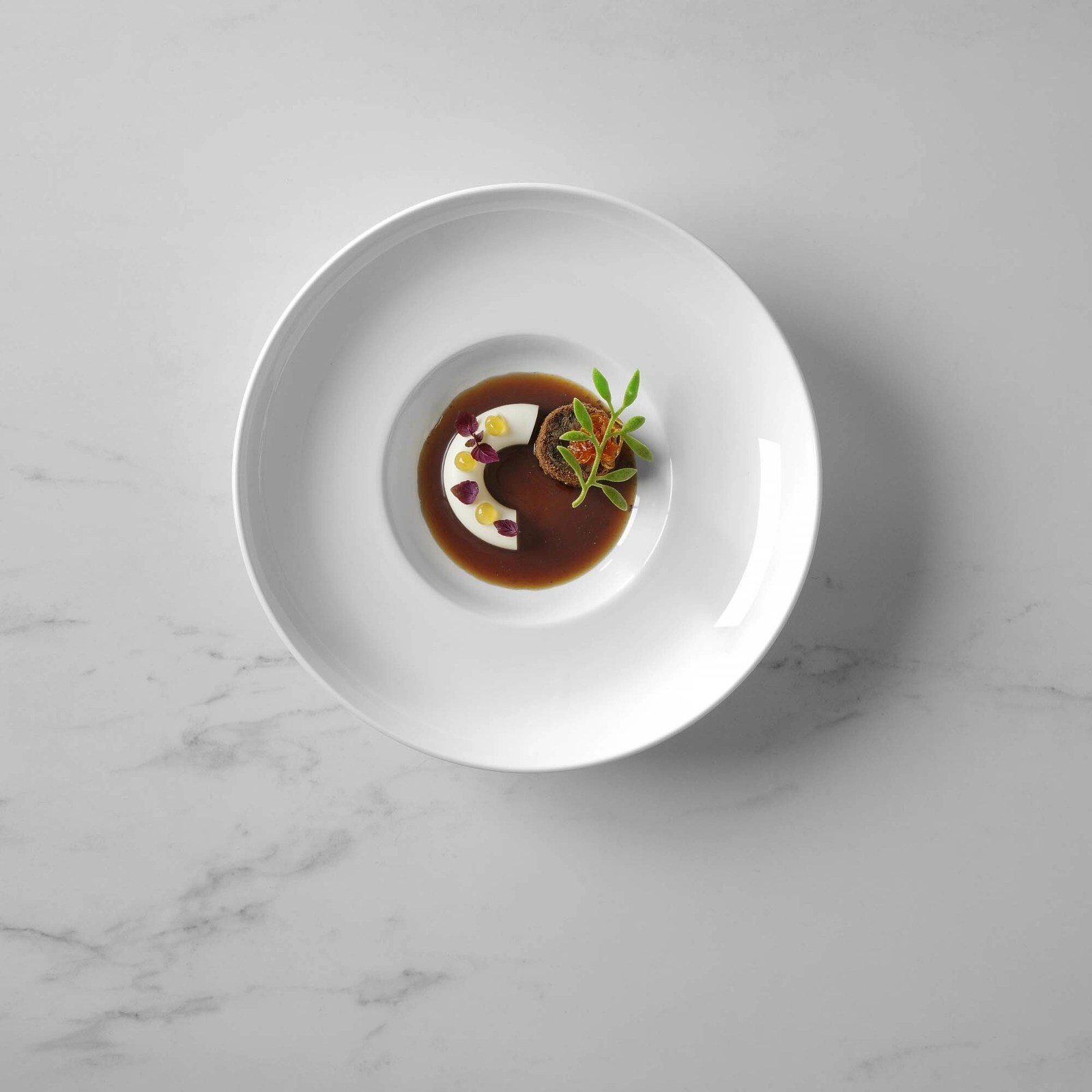 Talerz płytki, Ø300 mm, kremowy | FINE DINE, Pure