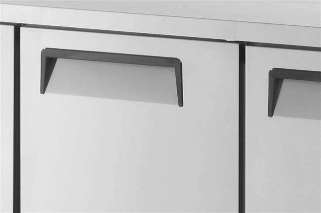 Stół chłodniczy 2-drzwiowy z agregatem bocznym, 166 l, 230V, 0,3 kW, 1200x600x886 mm | ARKTIC, 233344