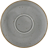 Spodek do filiżanki 390267 Aida z porcelany 160 mm, szary | LUBIANA, Art