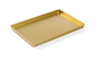 Taca cukiernicza ekspozycyjna, złota, 300x200x20 mm | HENDI, 808559