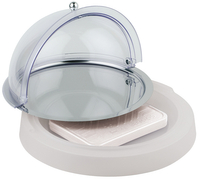 Witrynka chłodząca okrągła Ø420 mm, biała | APS, Top Fresh