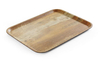 Taca do serwowania 330x430 mm z laminatem z melaminy, antypoślizgowa, wzór drewna | HENDI, 508879