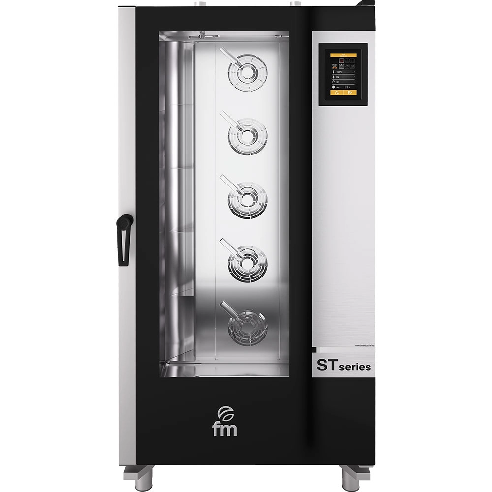 Piec konwekcyjno-parowy z systemem mycia, elektryczny, dotykowy, 16x600x400, 26.25 kW, 885x980x1880 mm | FM INDUSTRIAL, ST-Bakery-Big
