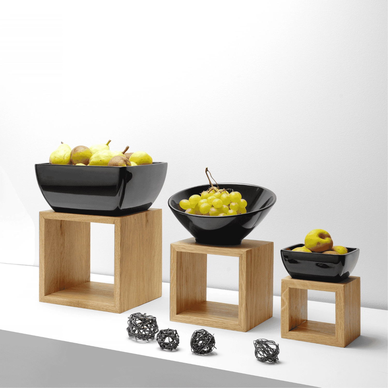 Stand, 170×170×170 mm, czarny | FINE DINE, Madeira Black