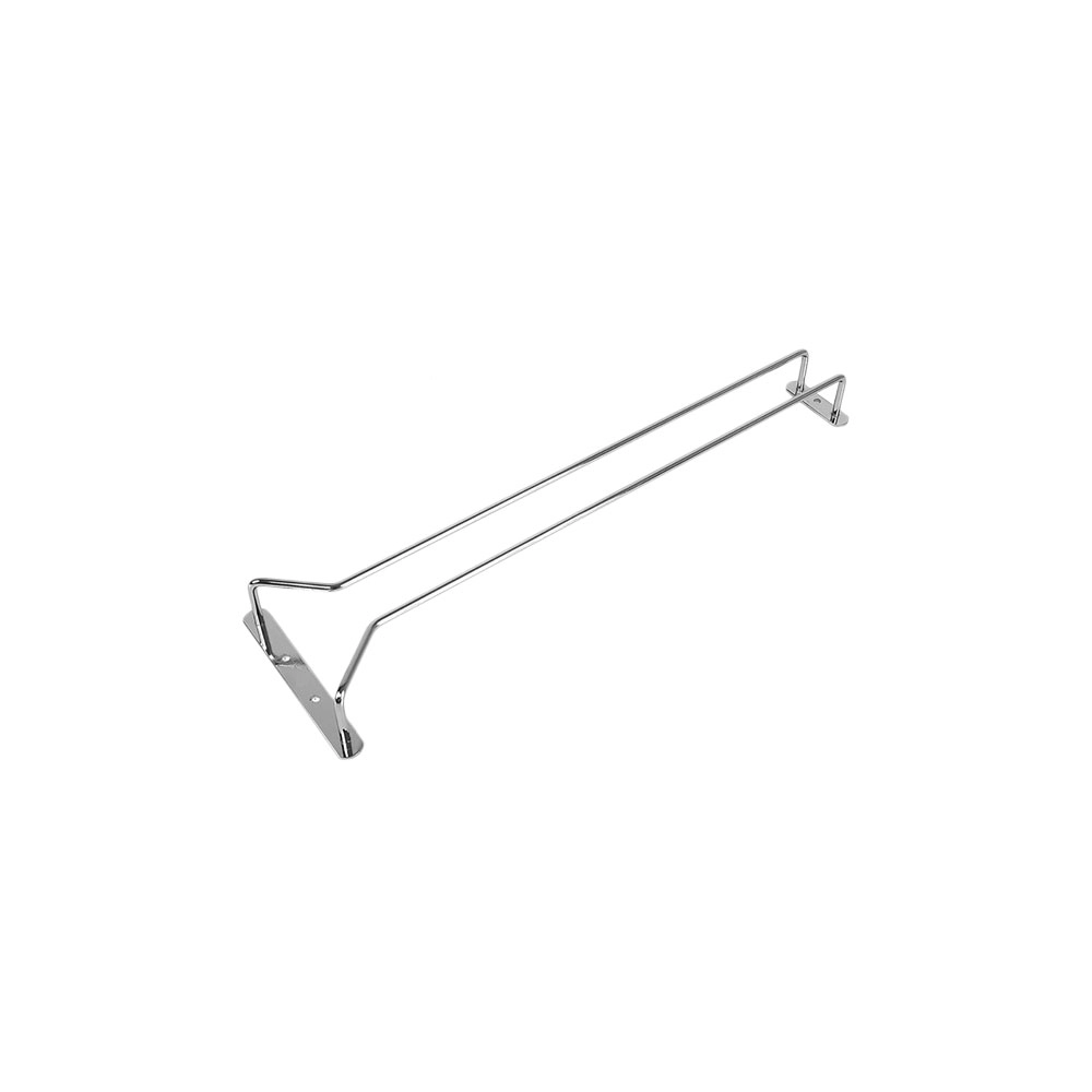 Wieszak na kieliszki 1-rzędowy 400 mm, chromowany | STALGAST, 478010
