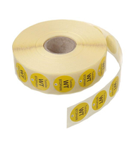 Etykiety Food Safety – jednorazowe, Wtorek, 2000 szt., ⌀19 mm | HENDI, 850015