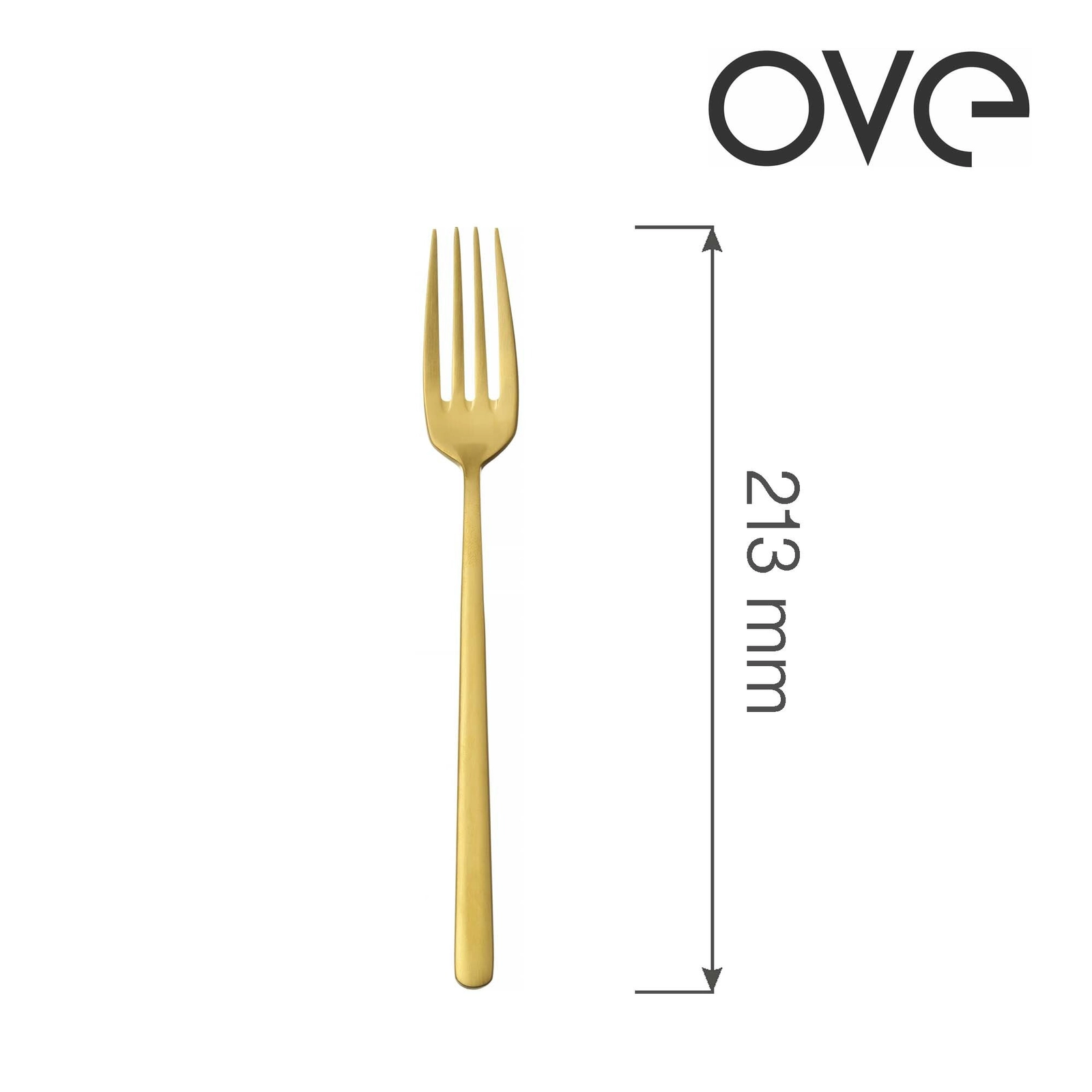 Widelec stołowy, 213 mm | OVE, Amarone Gold