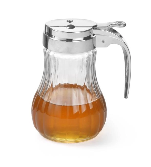 Dyspenser do miodu z przyciskiem, ⌀80x115 mm | HENDI, 452424