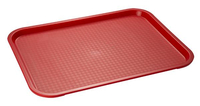 Taca prostokątna z polipropylenu 350×270×20 mm, czerwona | APS, 00530