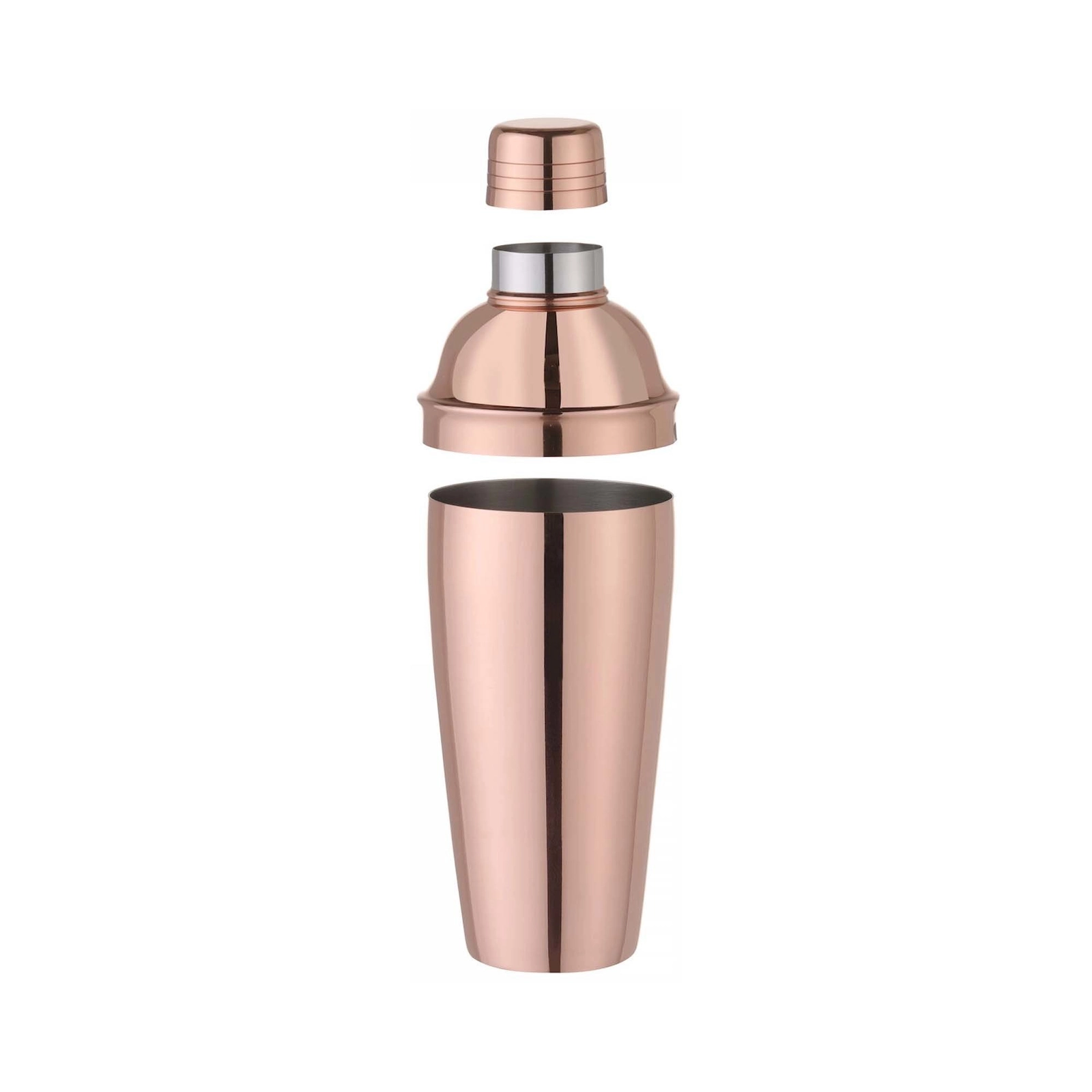 Shaker 3-częściowy w stylu japońskim Cobbler, 795 ml, miedziany | BAR UP, 596425