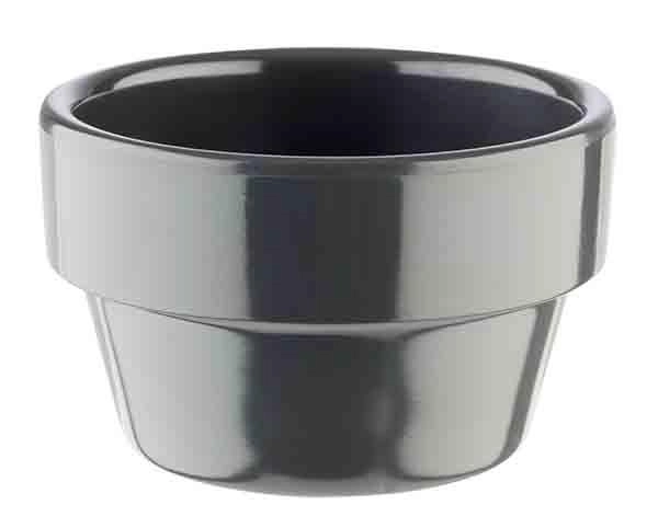Miska z melaminy 0,04 l, antracyt | APS, Flower Pot
