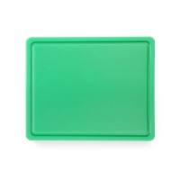 Deska do krojenia HACCP GN 1/2, 325x265x12 mm, zielona | HENDI, 826133