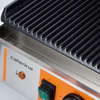Grill kontaktowy podwójny, ryflowany, 3.6 kW, 230 V, 570x360x200 mm | CATERINA, 742028