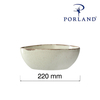 Miska trójkątna, 220 mm, beżowa | PORLAND, Seasons Sand
