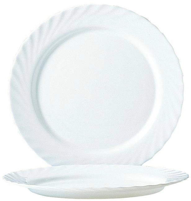 Talerz płytki z porcelany, ø310 mm, biały | ARCOROC, Trianon