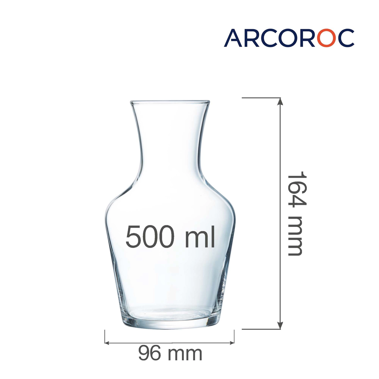Karafka do wody i wina, 0,5 l | ARCOROC, Vin
