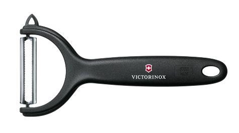 Obieraczka do pomidorów i kiwi z ząbkowanym ostrzem, 72 mm, czarna | VICTORINOX, 7.6079