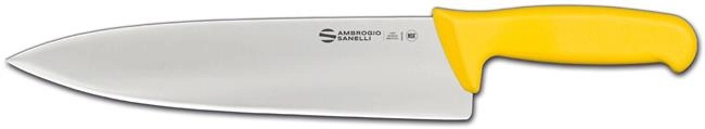 Nóż rzeźniczy 410 mm, żółty | AMBROGIO SANELLI, Supra Colore