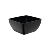 Miska kwadratowa z melaminy, 250×250×120 mm, czarna | FINE DINE, 562680