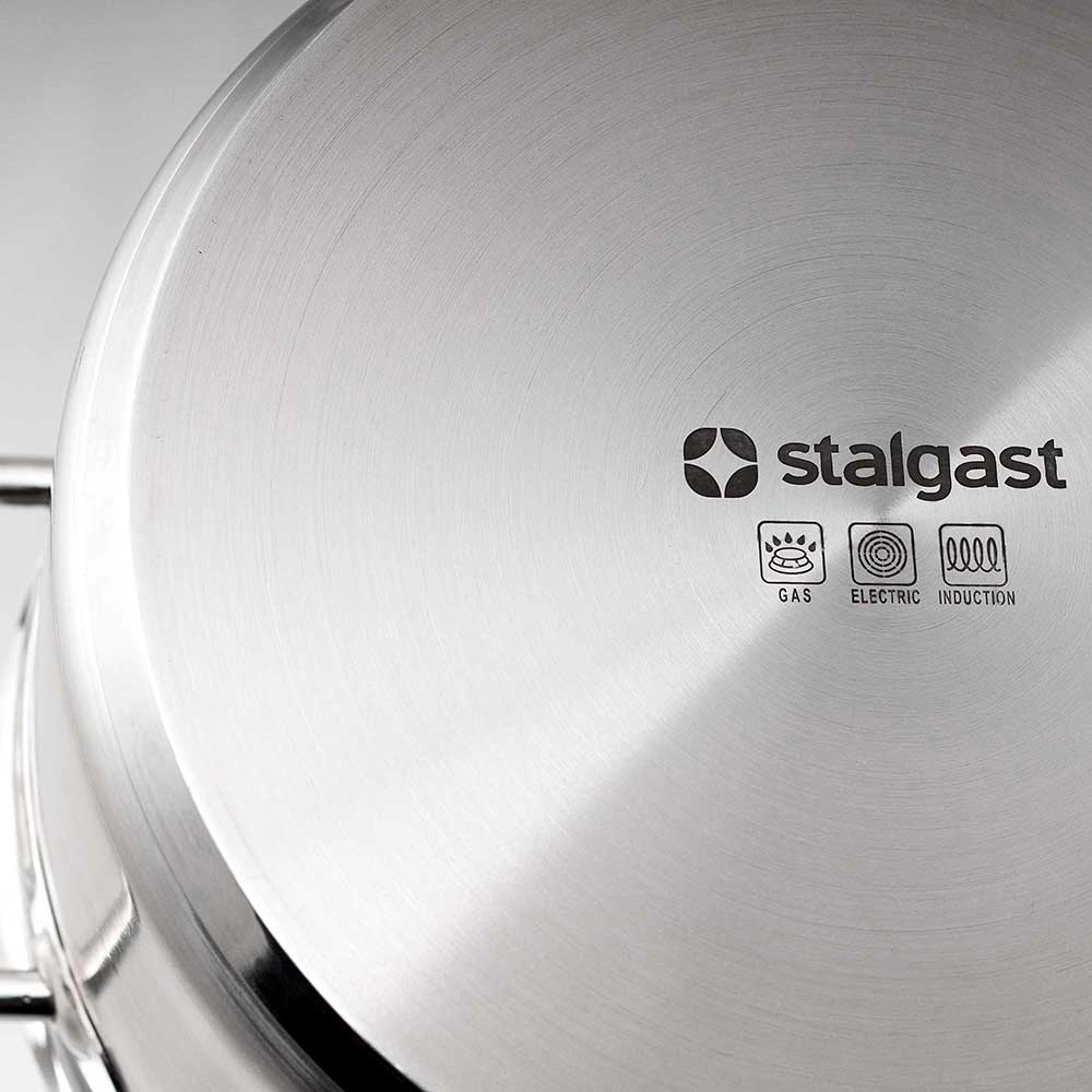 Garnek niski ze stali nierdzewnej bez pokrywki, o średnicy 400 mm, 22 l | STALGAST, Comfort