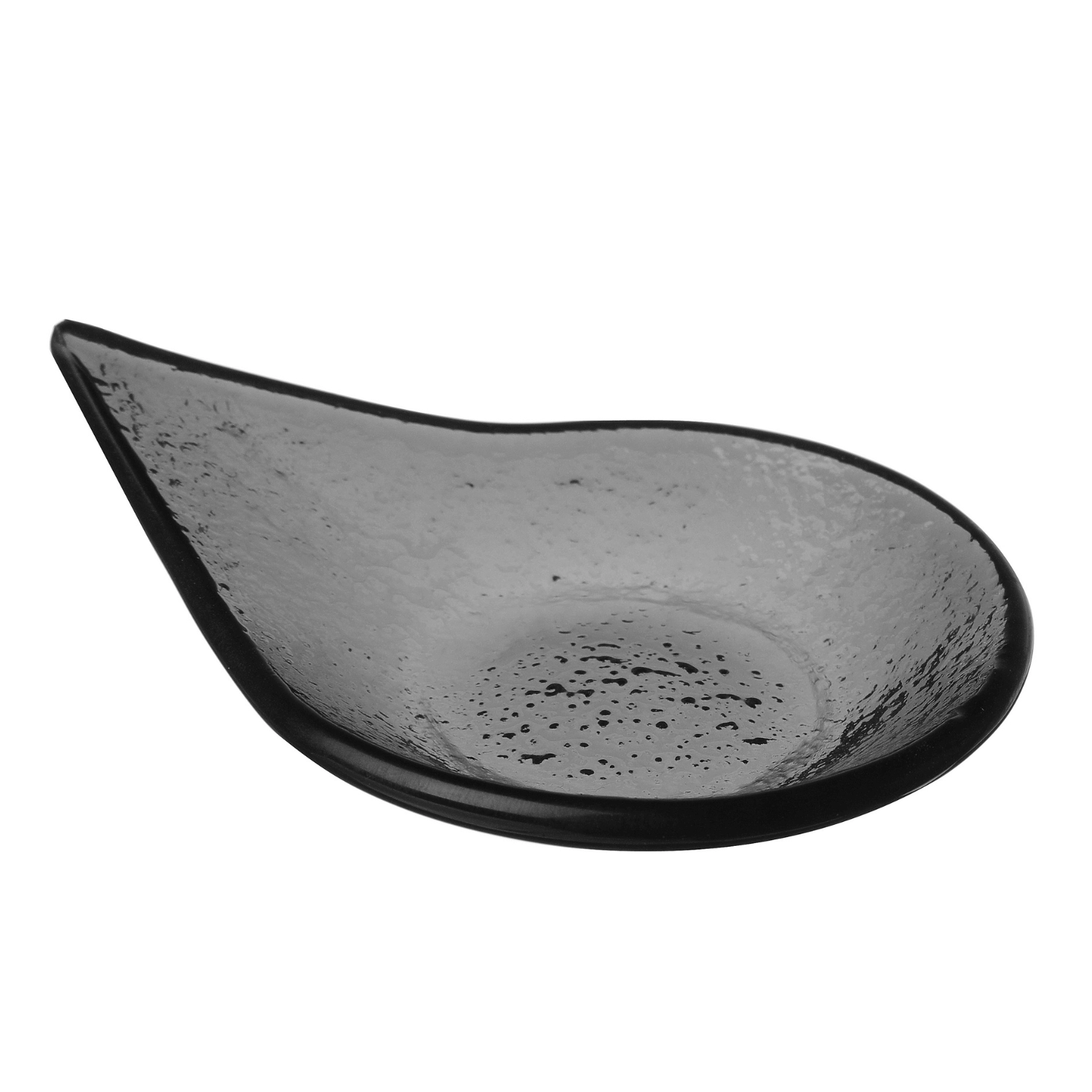 Naczynie fingerfood łezka, 80×100 mm, czarne | FINE DINE, Vetro