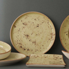 Talerz z wysokim rantem, Ø270 mm, zielony | FINE DINE, Olive