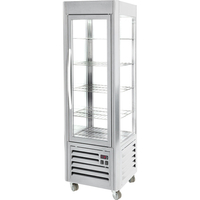 Witryna chłodnicza 7-poziomowa, 5 rusztów 535×495 mm, 360 l, 0.69 kW, 230 V, 600×630×1850 mm | ROLLER GRILL, 777450