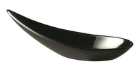 Łyżka przystawkowa z melaminy, czarna, 100×45 mm | APS, Ming Hing