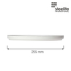 Talerz z wysokim rantem, ⌀255 mm, kremowy | STEELITE, Asteria