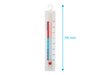 Termometr do mroźni i lodówek od -40 do 30°C | TECHNICA, Silver Line