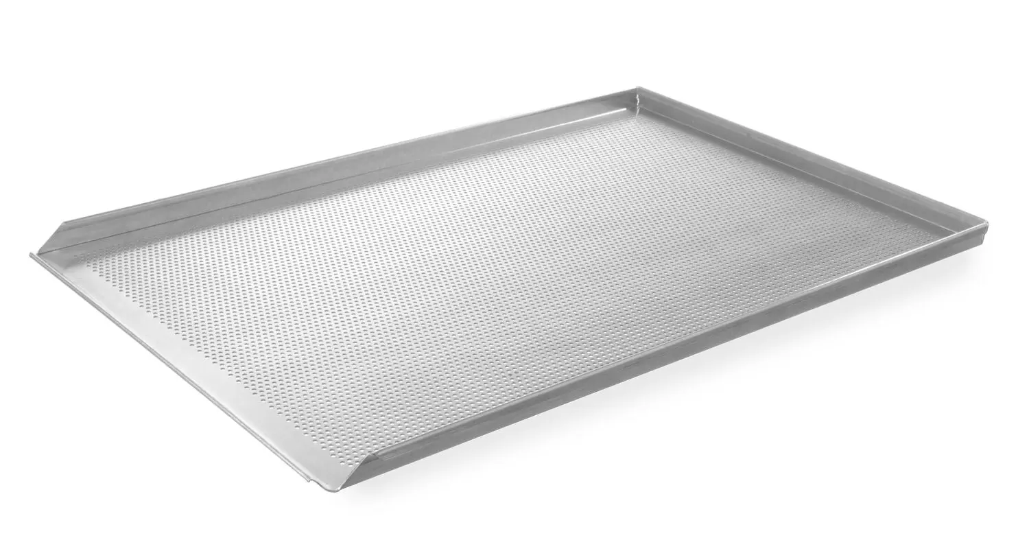 Blacha wypiekowa perforowana, z 3 rantami, 600x400x20 mm | HENDI, 808214