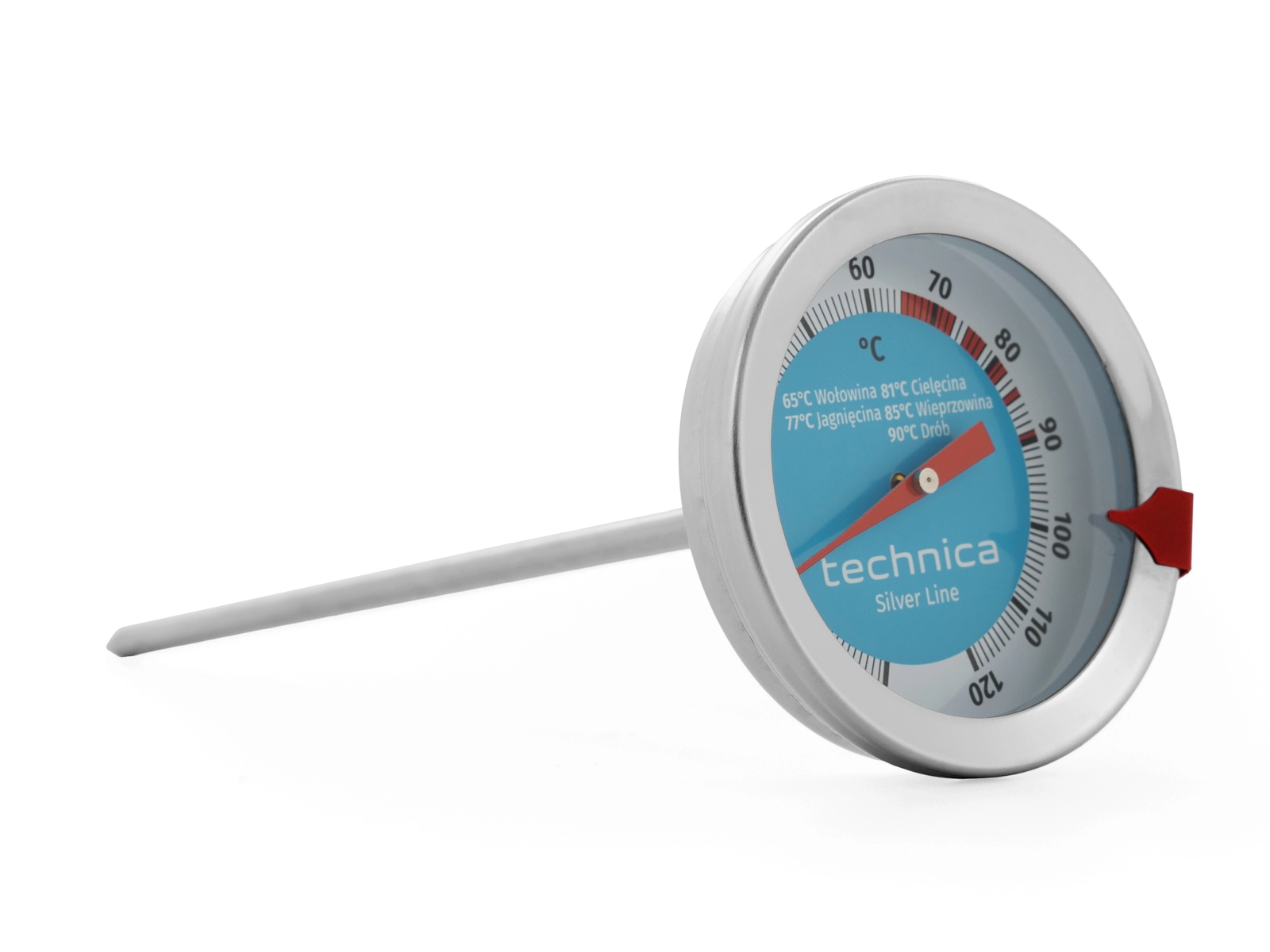 Termometr do mięsa od 0 do 120°C | TECHNICA, Silver Line