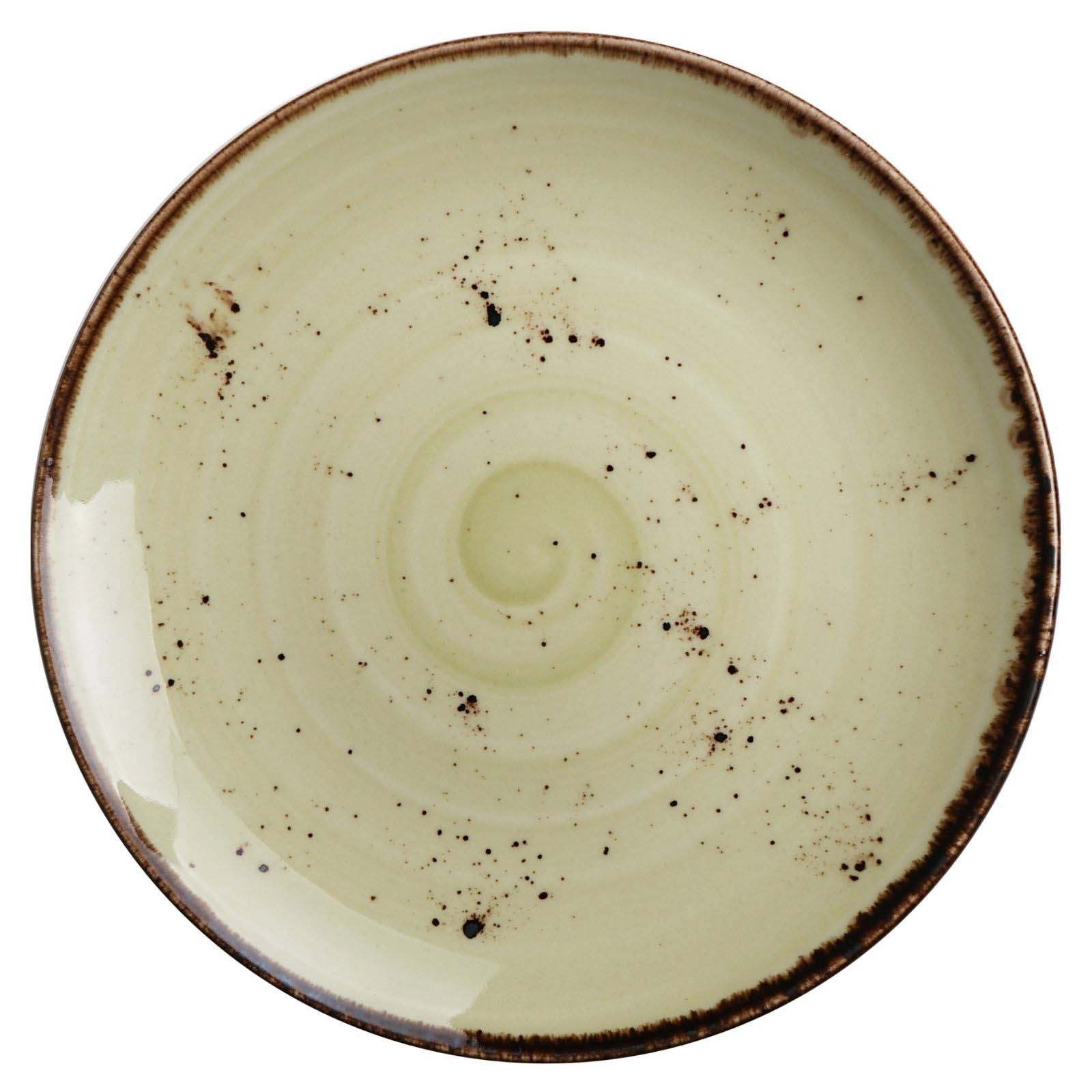 Talerz płytki, Ø190 mm, zielony | FINE DINE, Olive