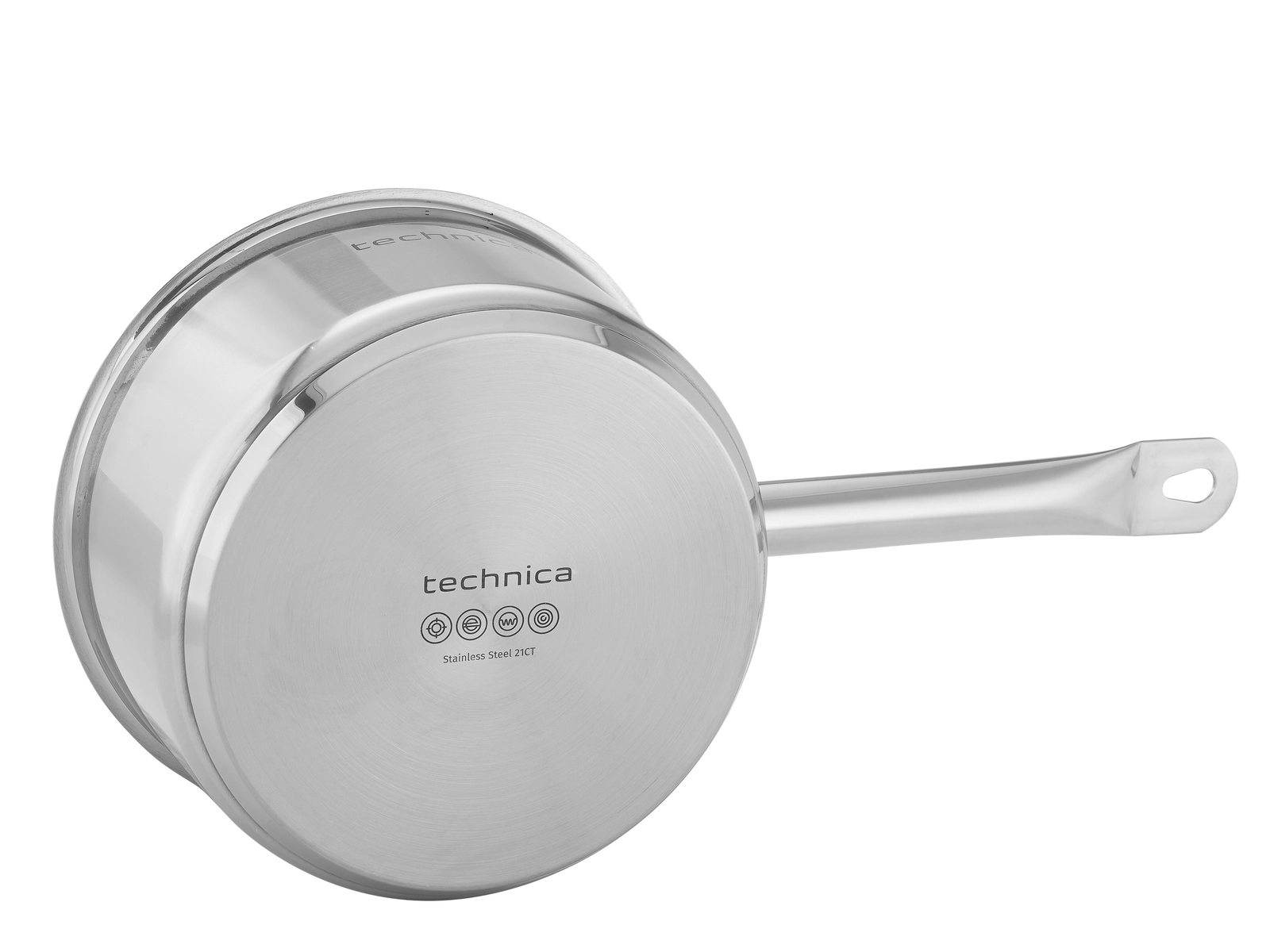 Rondel 3,3 l o średnicy 200 mm ze stali nierdzewnej z pokrywką | TECHNICA, Platinum Line