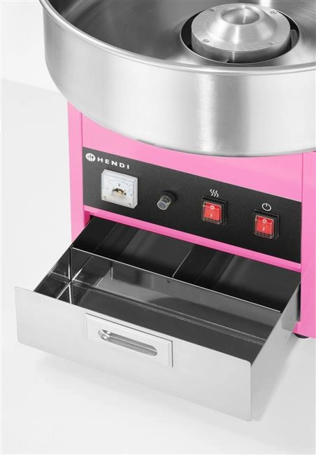 Urządzenie do waty cukrowej, 230 V, 1,2 kW, 520x520x480 mm | HENDI, 282731