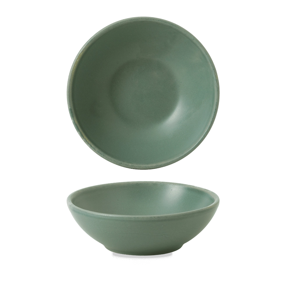 Miska płytka, 200 ml | CHURCHILL, Nourish Andorra Green