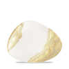 Talerz trójkątny szefa kuchni, 300×210 mm | CHURCHILL, Tide Gold