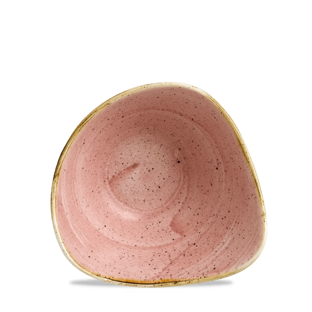 Miska trójkątna, Ø153 mm, 260 ml | CHURCHILL, Stonecast Petal Pink
