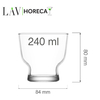 Pucharek deserowy, 240 ml | LAV, Palermo