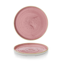 Talerz z wysokim rantem Petal Pink, Ø210 mm | CHURCHILL, Stonecast Petal Pink