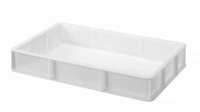 Pojemnik na ciasto do pizzy GN 1/1 z polietylenu, biały, 530×325×90 mm | HENDI, 880975