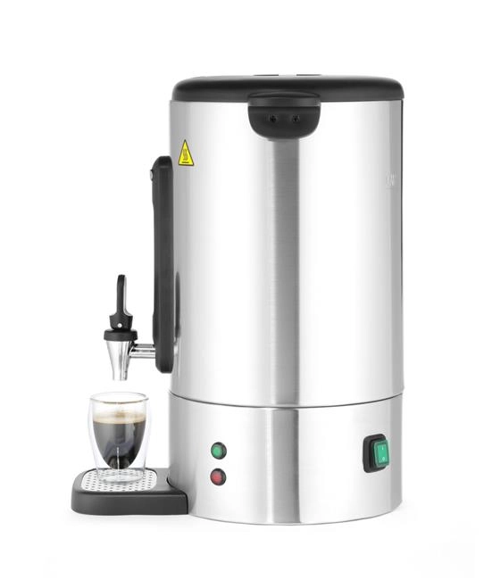 Zaparzacz do kawy 14 l, inox, 1.65 kW, 357x380x502 mm | HENDI, 211441