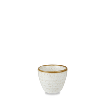 Pojemnik na dip ryflowany, 60×50 mm, 60 ml | CHURCHILL, Stonecast Barley White